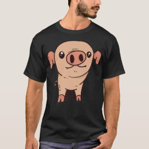 T-shirt Little Cartoon Pig I Cute Pig I Kids Pig Premium 