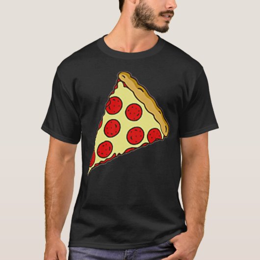 T-shirt Little Cheesy Pepperoni Pizza Slice (Devant)