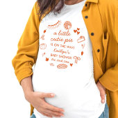 T-shirt Little Cutie Pie On The Way! Fall Baby Shower