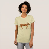 T-shirt Little Deer mignon Marcher Faune Baby (Devant entier)