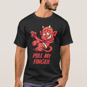 T-shirt Little Devil Dit Tirer Mon Doigt