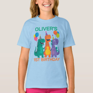 T-shirt Little Dino 1st Birthday