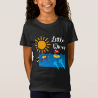 Little Diver avec Jelly Fish - Girls' Fine Jersey