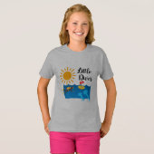T-shirt Little Diver with Jelly Fish - Girls' Basic T-Shir (Devant entier)