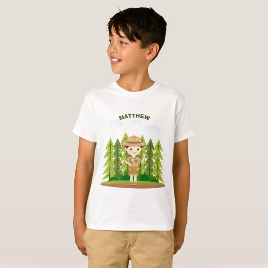 T-shirt Little Explorer (Devant entier)
