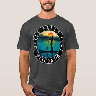 T-shirt Little Falls Lake Wisconsin Paddleboard