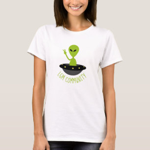 T-shirt Little Green Men, LGM Community Extraterrestrial