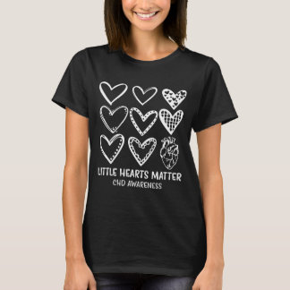 T-shirt Little Hearts Chd Disease Awareness Heart Warrior 