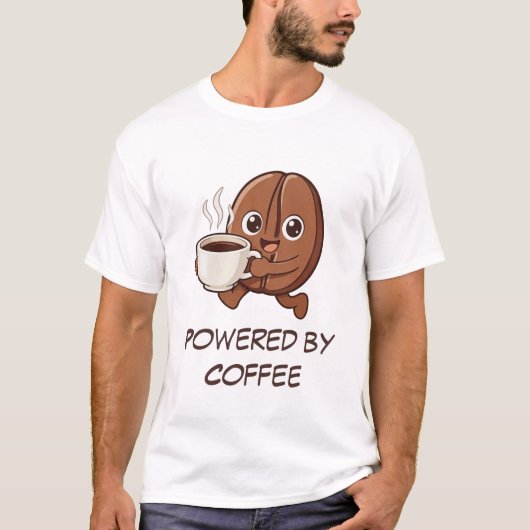 T-shirt Little Kaka – Powered by Coffee (Devant)
