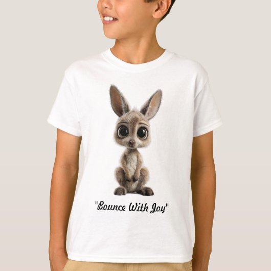 T-shirt "Little Kangaroo Joy" (Devant)