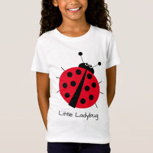 T-Shirt Little Ladybug mignon dessin animé amusant rouge g