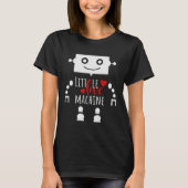 T-shirt Little Love Machine Mech Robot Boys Valentines Day (Devant)