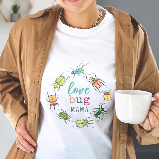 T-shirt Little Lovebug Maman à être mignonne