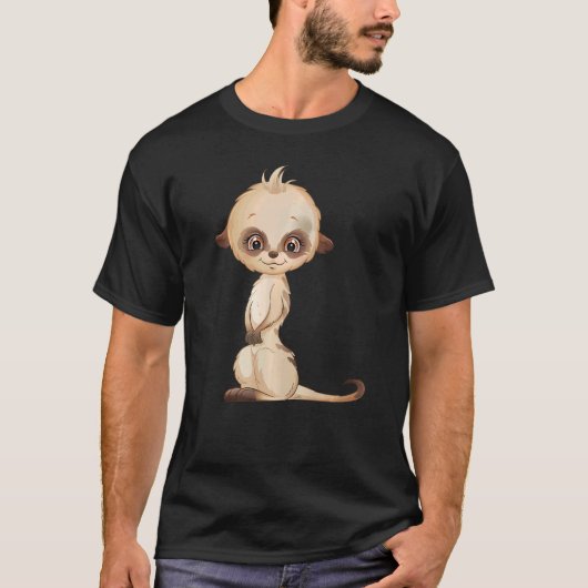 T-shirt Little Meerkat Manguster (Devant)