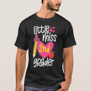 T-shirt Little Miss 2e année Retour à l'école 2e année G