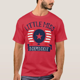 T-shirt Little Miss 4 juillet indépendante