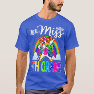T-shirt Little Miss 5e Année Unicorne Premier Jour De L'Éc