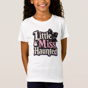 T-shirt Little Miss Haunted pour enfants Hallowe