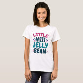 T-shirt Little Miss Jelly Bean Paster Candy Surnom (Devant entier)