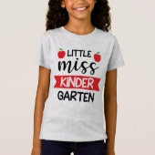 T-Shirt Little Miss Kindergaten (Devant)