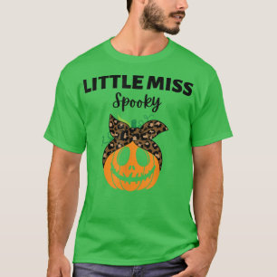 T-shirt Little Miss Spooky Jackolantern Halloween