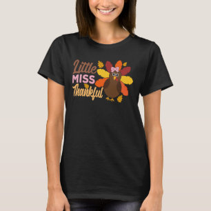 T-shirt Little Miss Thankful