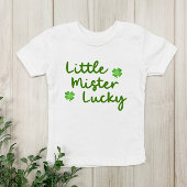T-shirt Little Mister Lucky St Patrick's Day Green Kid's