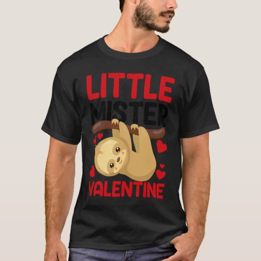 T-shirt Little Mister Valentine  1 (Devant)
