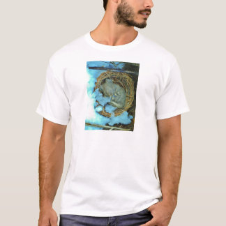 T-shirt Little mouse in the Snow