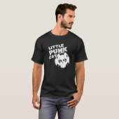 T-shirt Little Punk Cat Punk Rocker Mohawk Punker (Devant entier)