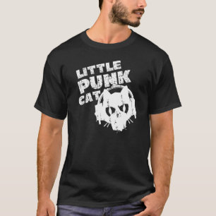 T-shirt Little Punk Cat Punk Rocker Mohawk Punker