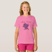 T-shirt Little Purple Birdy (Devant entier)