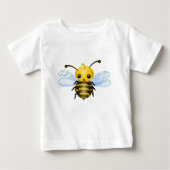 T-shirt Little Queen Bee Baby - Peinture (Devant)