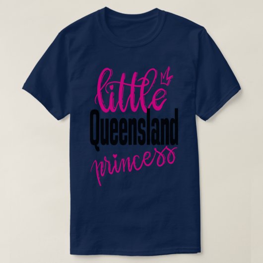 T-shirt Little Queensland Australie M'A Élevé (Design devant)