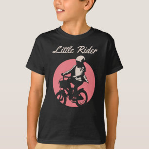 T-shirt Little Rider - Retro Biker Design
