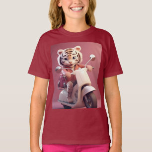 T-shirt Little Roar, tigre Big Dreams