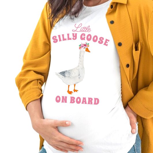 T-shirt Little Silly Goose On Board