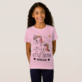 T-Shirt Little Sister - Unicorn (Devant entier)