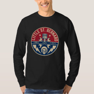 T-shirt Little St Bernard Pass Français italie Motobik alp