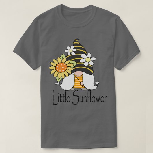 T-shirt Little Sunflower migre Gnome (Design devant)