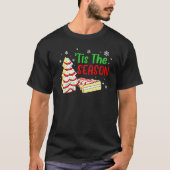 T-shirt Little Tis' Season Christmas Tree Cakes Debbie (Devant)