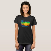 T-shirt Little Torch Key Floride Retro Tropical Beach Suns (Devant entier)
