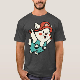 T-shirt Little Vintage Kitty jeu vidéo 80s par Tobe Fonsec