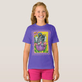 T-shirt LITTLE ZEBO WHIMSYNICKER, Imaginaire UNICORN ZEBRA (Devant entier)