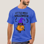 T-shirt LittleMiss Halloween, Funny Cute Little Witch on B<br><div class="desc">LittleMiss Halloween, Funny Cute Little Witch on Broom Kids.</div>
