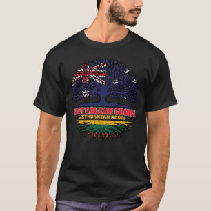 T-shirt Lituanie Australien Australie Arbre