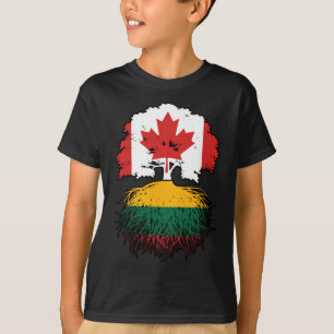 T-shirt Lituanie Lituanie Canada - Racines d'arbres du Can