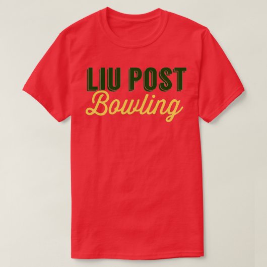 T-shirt LIU Post Bowling T (Design devant)
