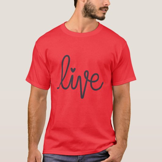T-shirt Live (Devant)