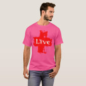 T-shirt Live (bande) (Devant entier)